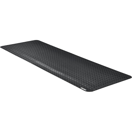 Global Industrial Antifatigue Mat, 6 in L x 2 in W, 15/16 Thickness, Black 800351BK